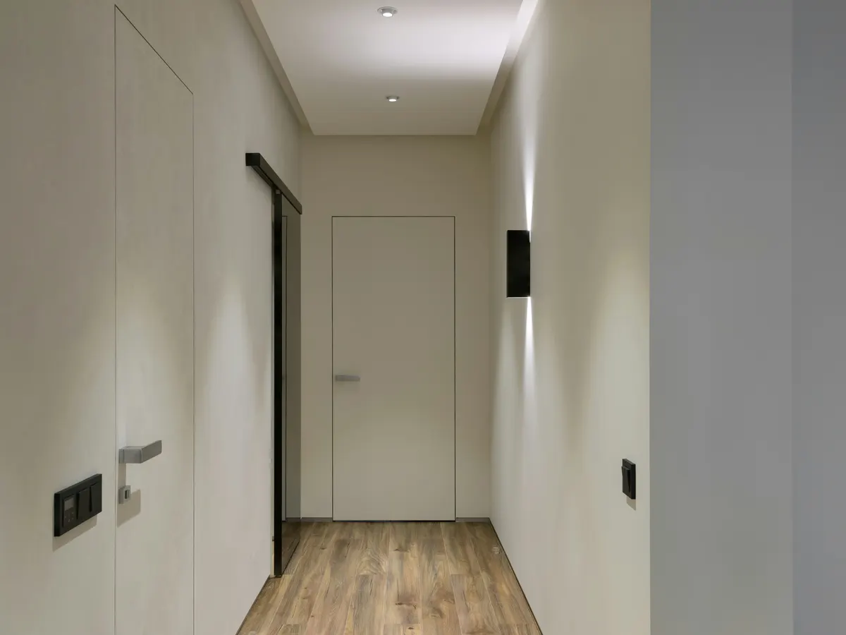 Long Hallway with subtle lighting.